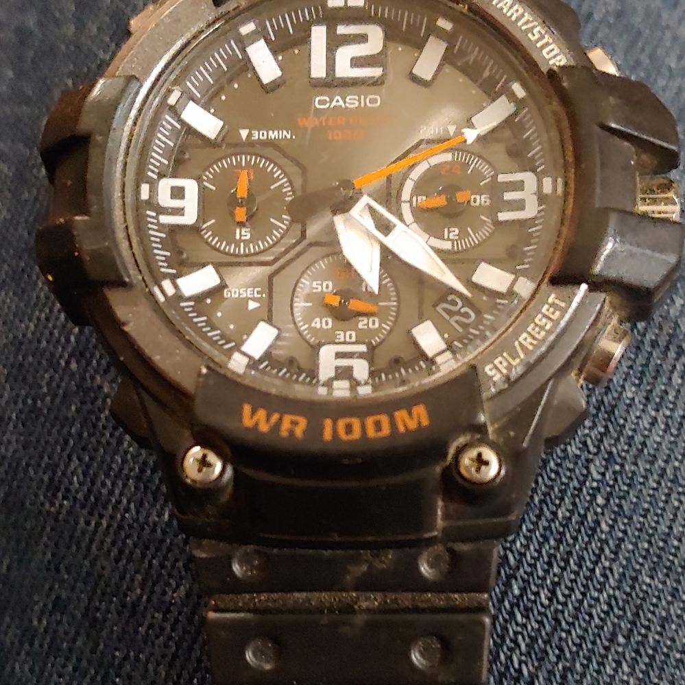 Casio chronograph watch
